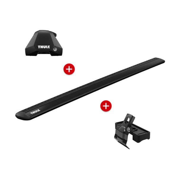 Thule Edge Clamp + WingBar Evo Black + Kit