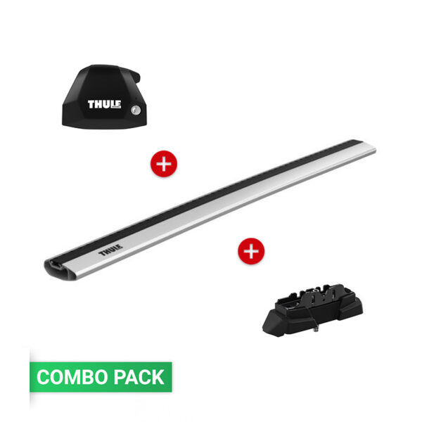 Thule Edge Fixpoint + Thule Wing Bar Edge Aluminium + Thule Fit Kit 7xxx