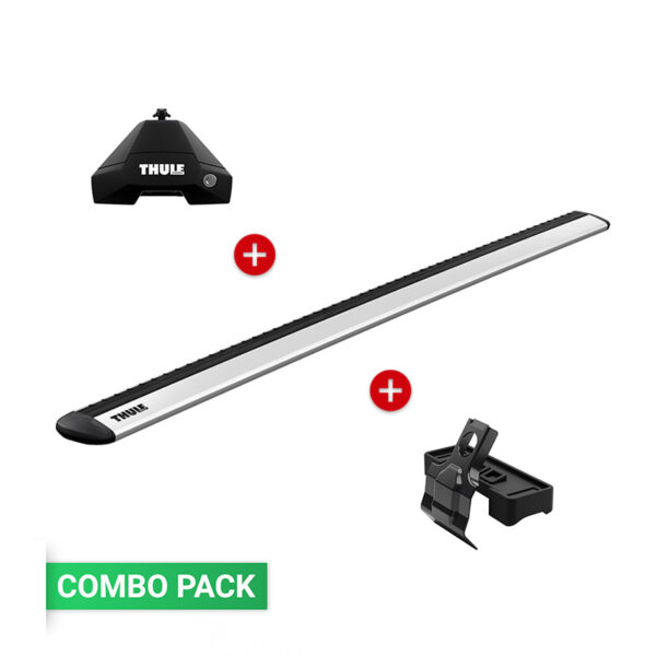 Thule Evo Clamp + Thule Wing Bar Evo Aluminium + Kit