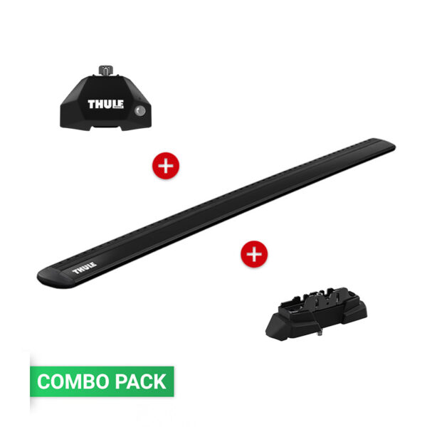 Thule Evo Fixpoint + Thule Wing Bar Evo Black + Thule Fit Kit 7xxx