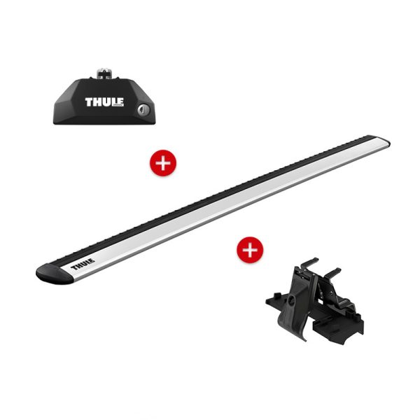 Thule Evo Flush Rail + WingBar Evo + Kit