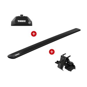 Thule Evo Flush Rail + WingBar Evo Black + Kit
