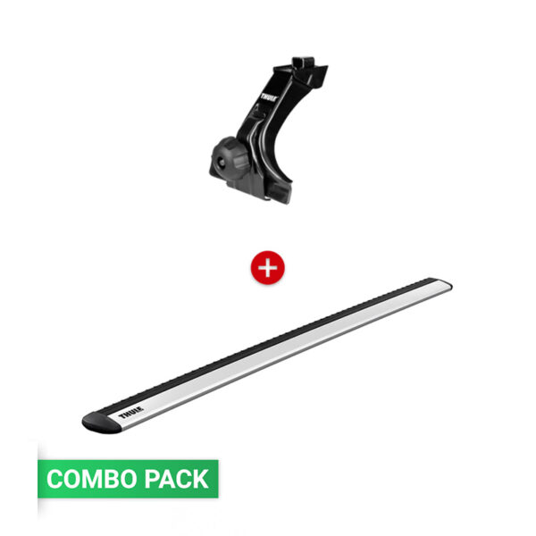 Thule Gutter + Wing Bar Evo Aluminium