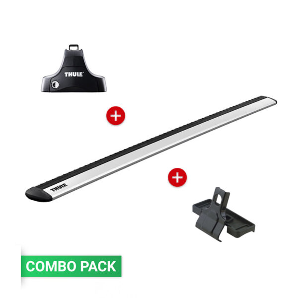 Thule Rapid System 754 + WingBar Evo Aluminium + Fit Kit 1xxx