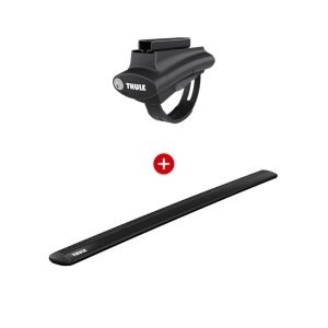 Thule Oversize Rail Foot + WingBar Evo Black